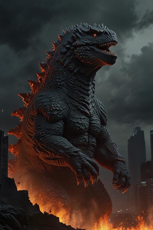 godzilla movie looks