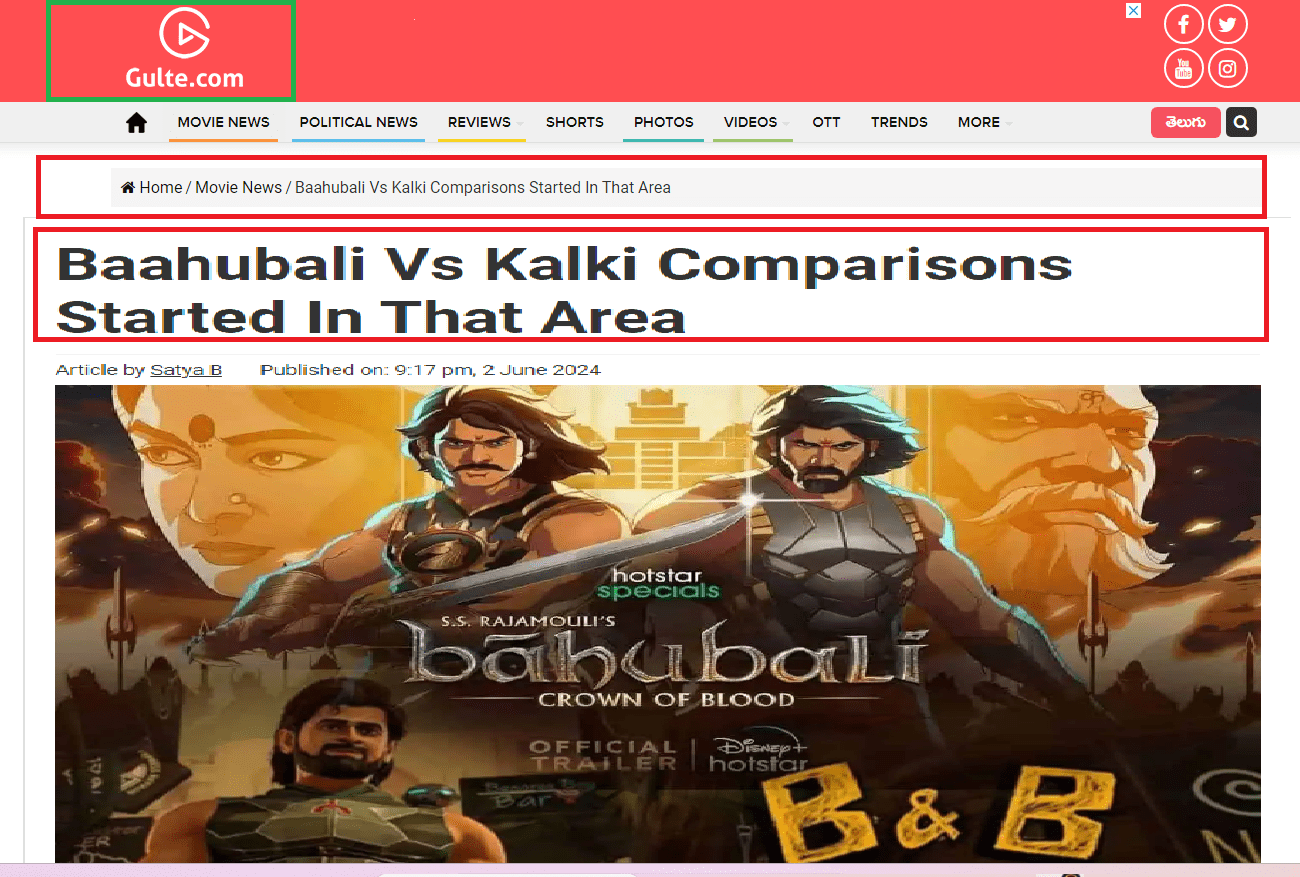 Bahubali vs kalki poster