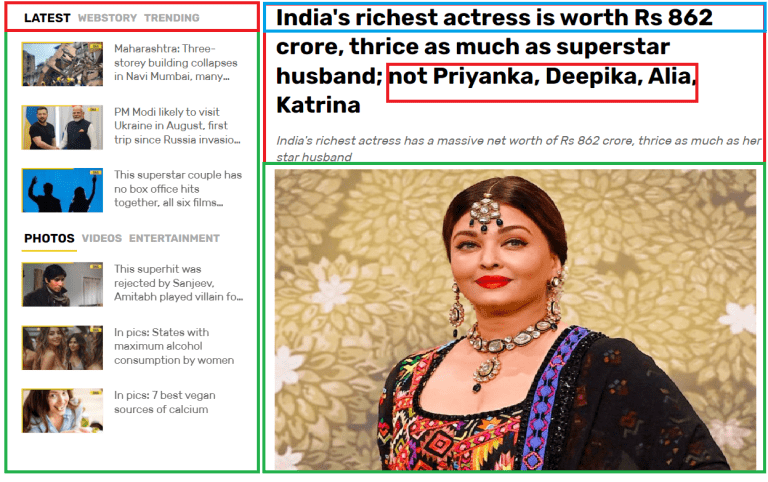 India's Richest Actress