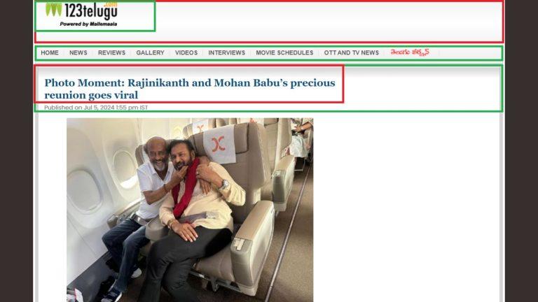 Rajinikanth and Mohan babu