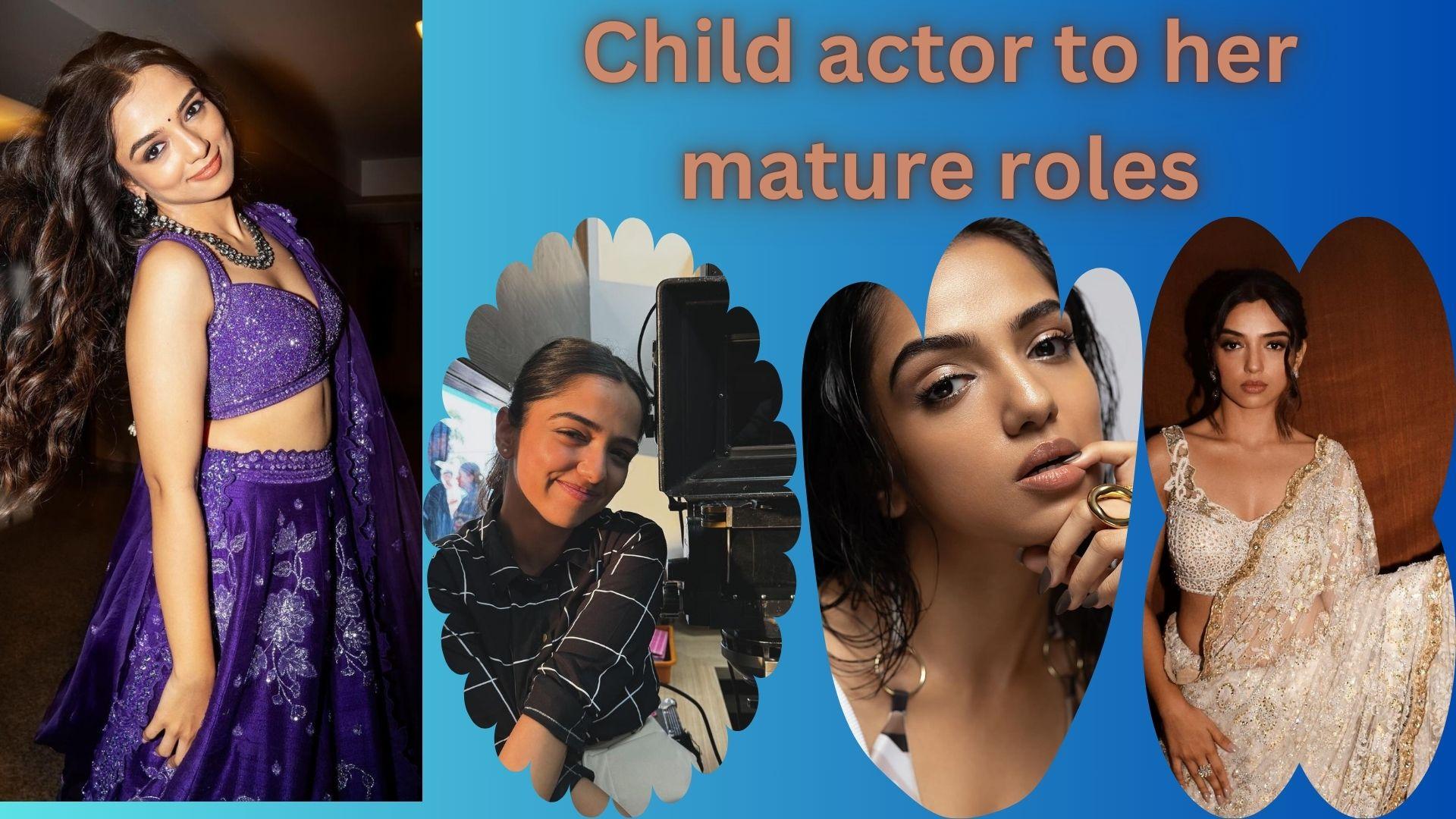 child actor to her mature roles