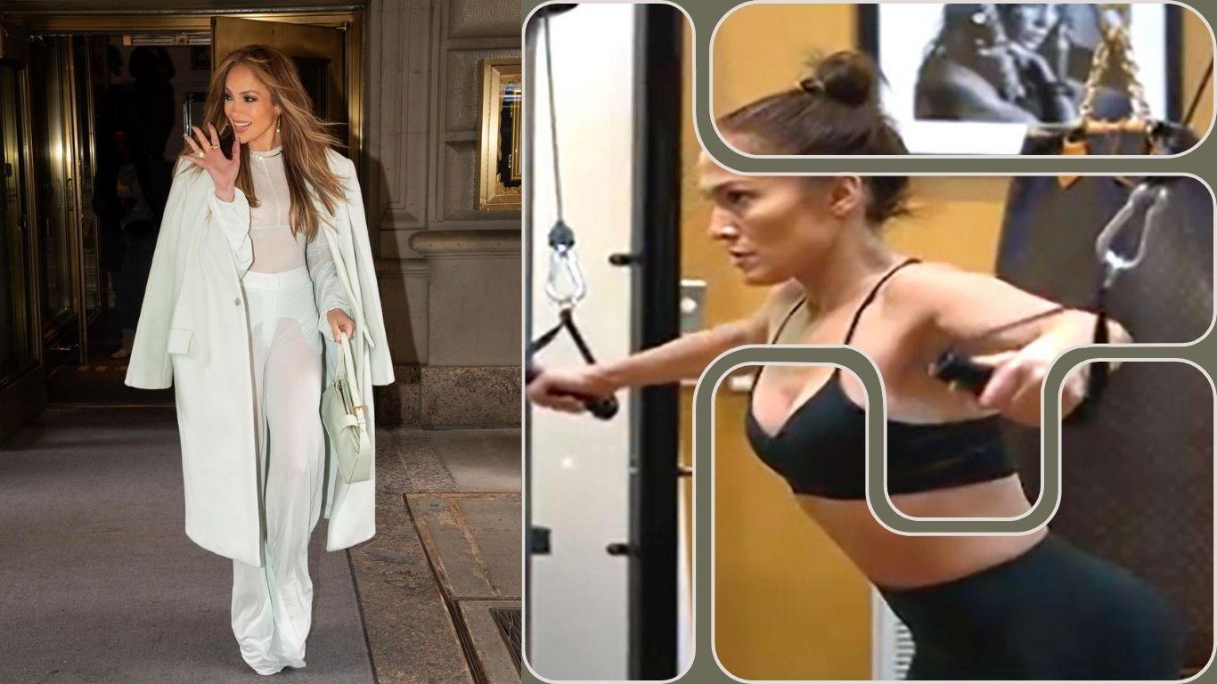 Celebrities workout routine Jennifer Lopez