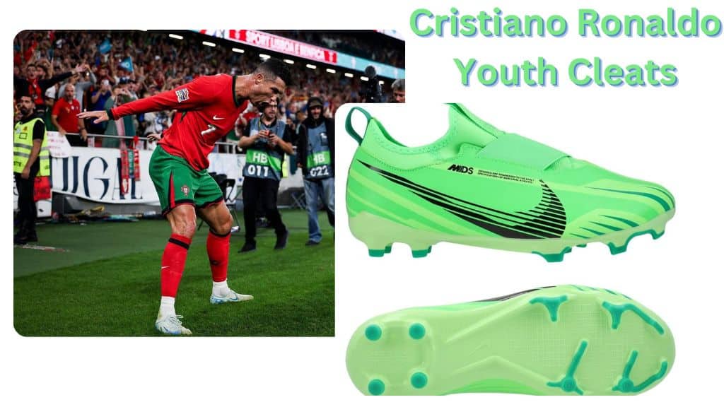 Cristiano Ronaldo Youth Cleats For Green